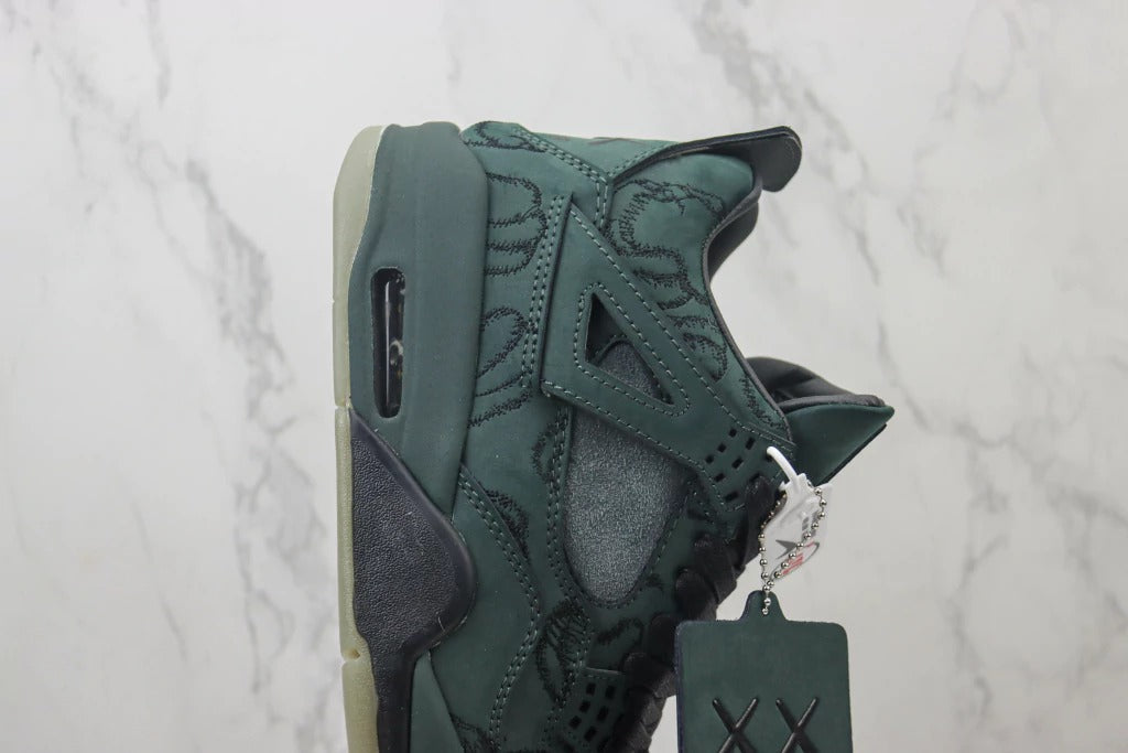 Men's Green Retro Sneakers