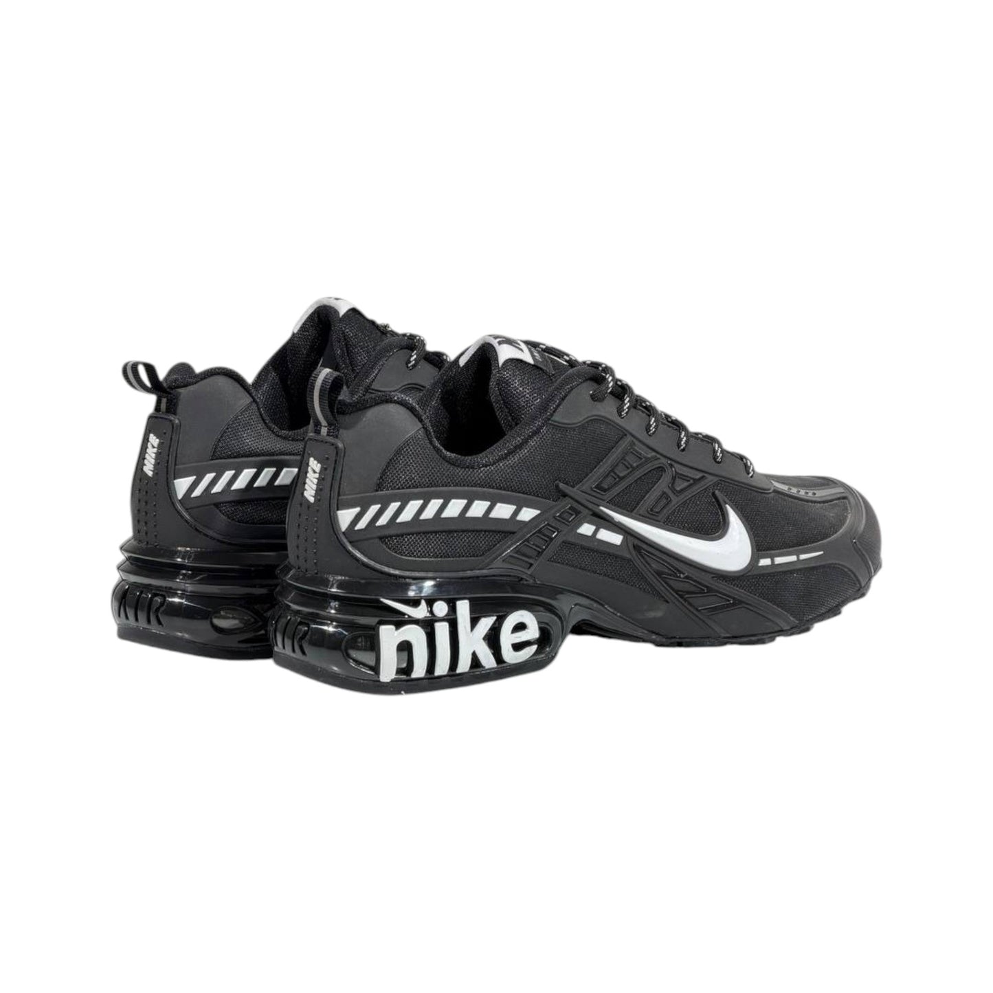 Air Shox Black Silver Sneakers