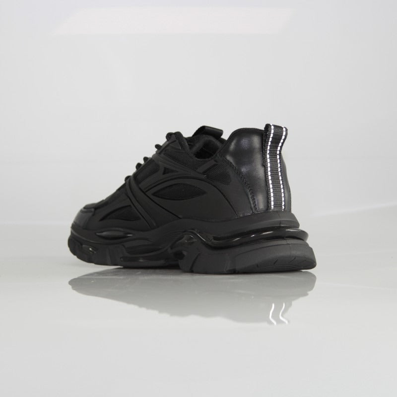 Men's Black Height-increasing Sneakers