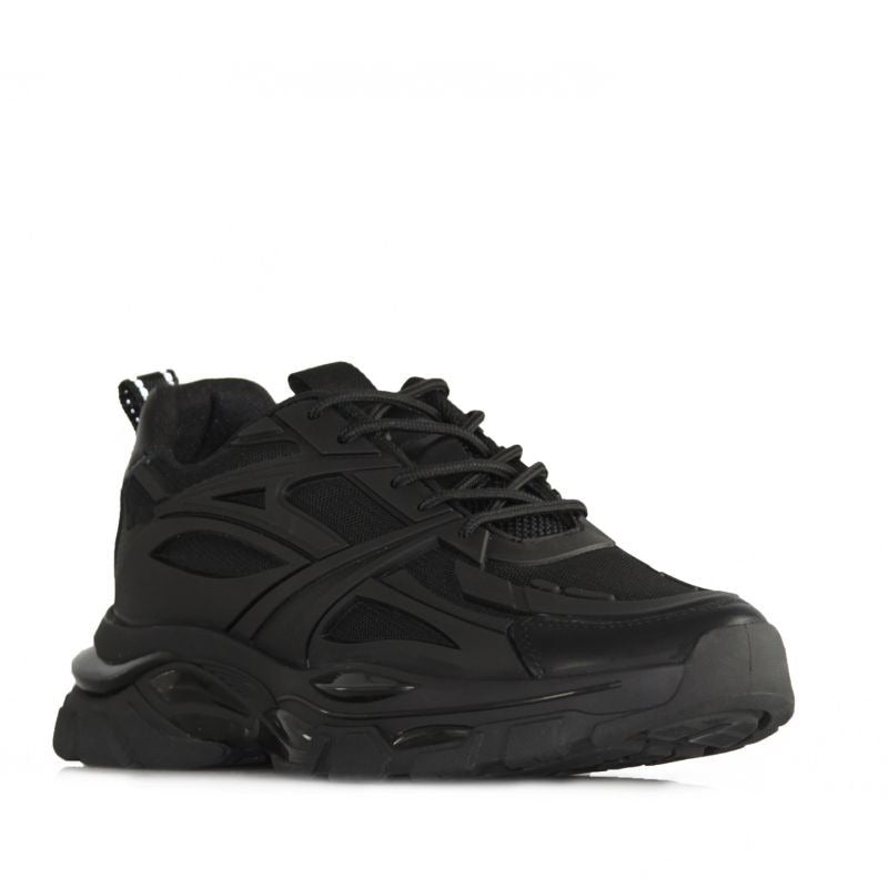 Men's Black Height-increasing Sneakers