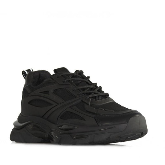 Men's Black Height-increasing Sneakers