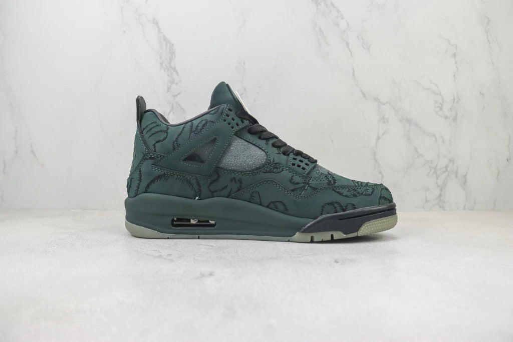 Men's Green Retro Sneakers
