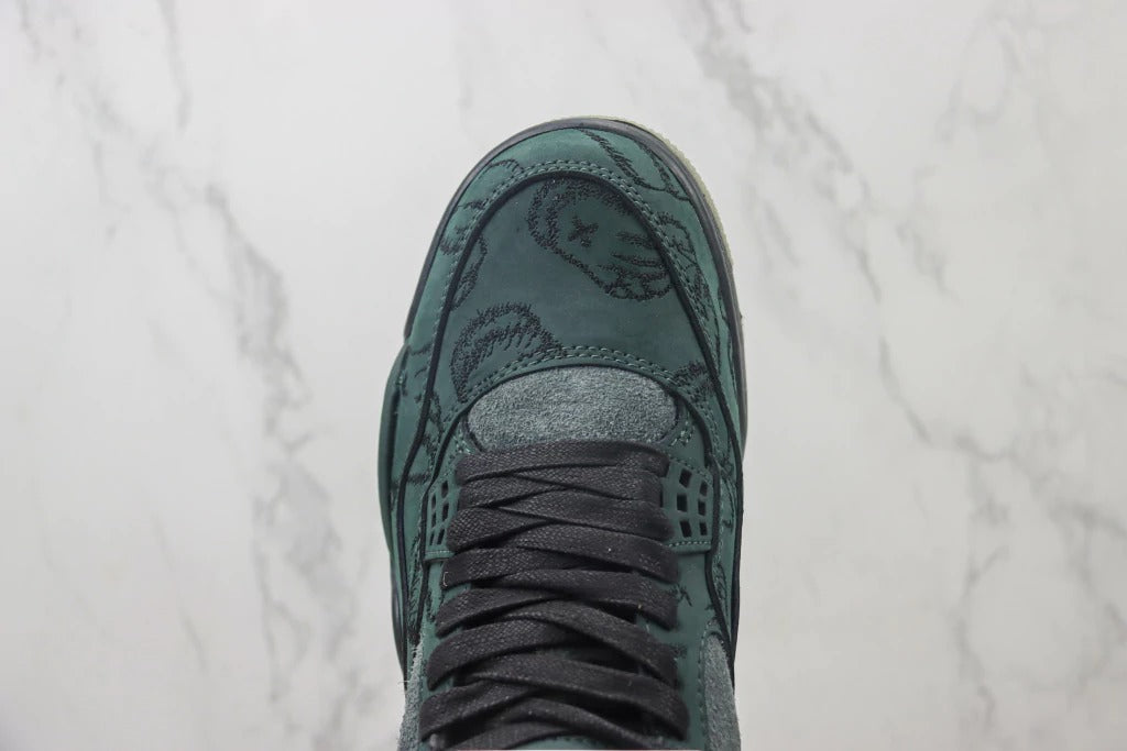 Men's Green Retro Sneakers