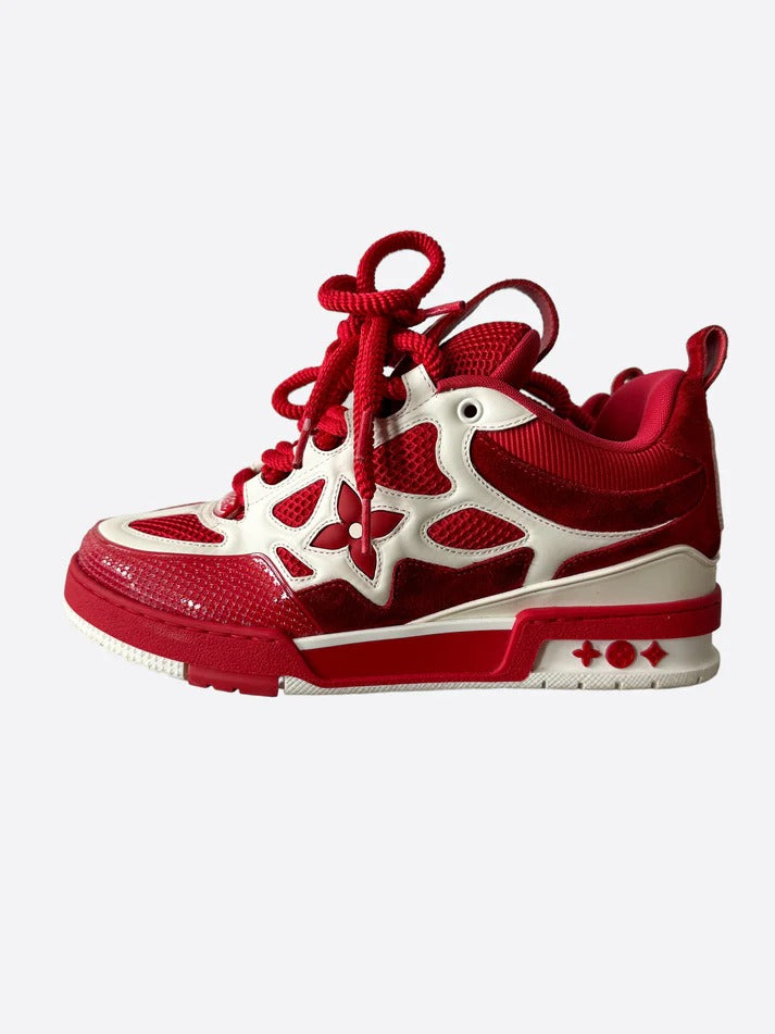 Red & White Skate Sneaker - Louis Vuitton