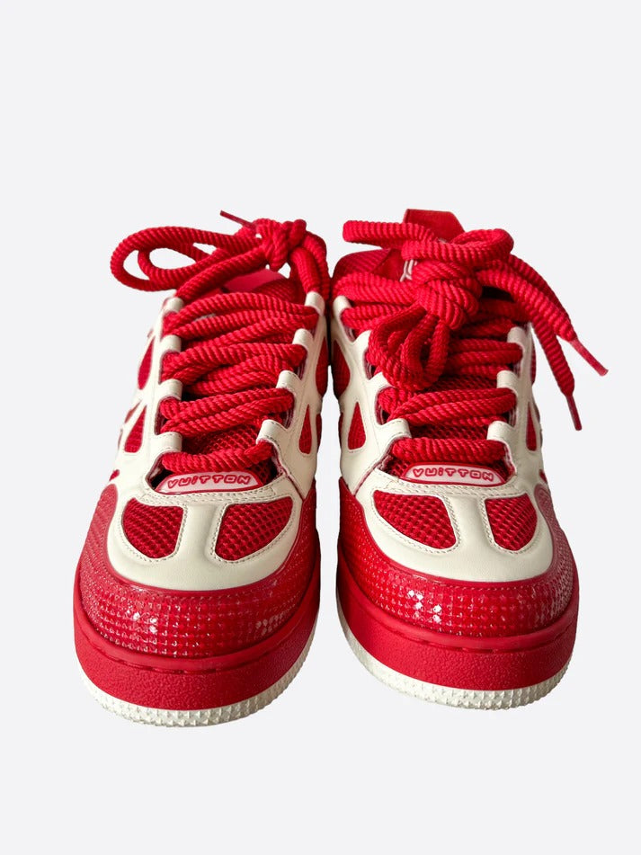 Red & White Skate Sneaker - Louis Vuitton