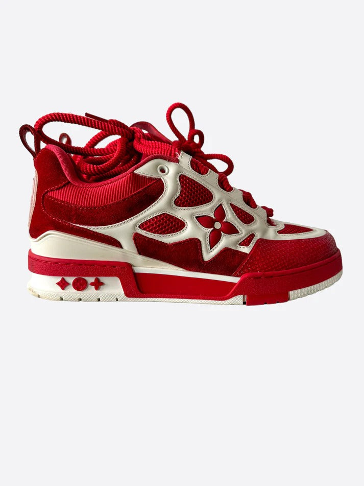 Red & White Skate Sneaker - Louis Vuitton