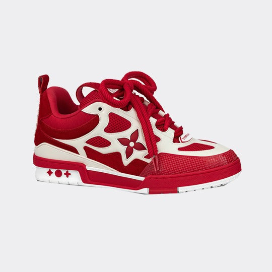 Red & White Skate Sneaker - Louis Vuitton